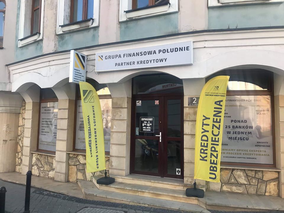 Zdjęcie przedstawia budynek Grupy Finansowej Południe